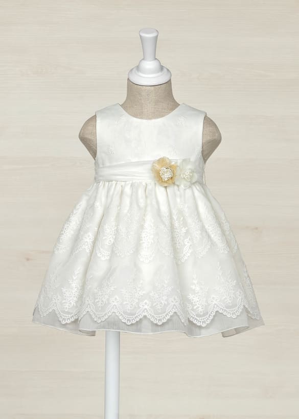 Vestido organza bebé