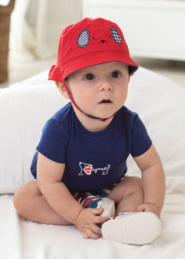 Gorro reversible recién nacido niño